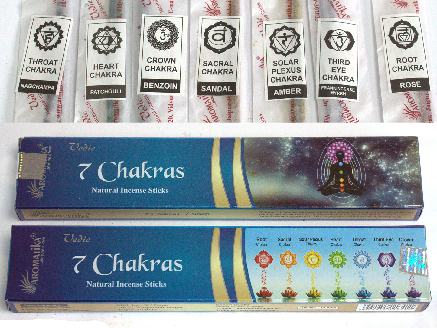 Vedic -Incense Sticks - 7 Chakra