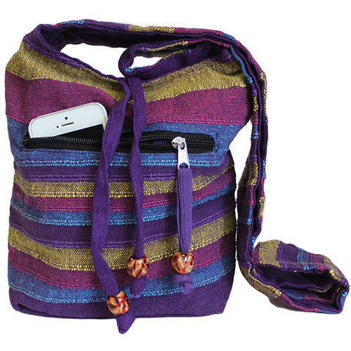 Nepal Sling Bag - Wild Flowers