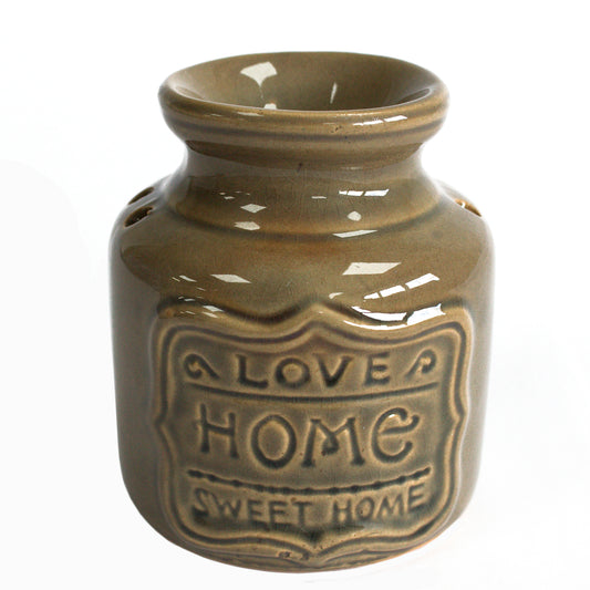 Lrg Quemador de aceite - Piedra azul - Love Home Sweet Home