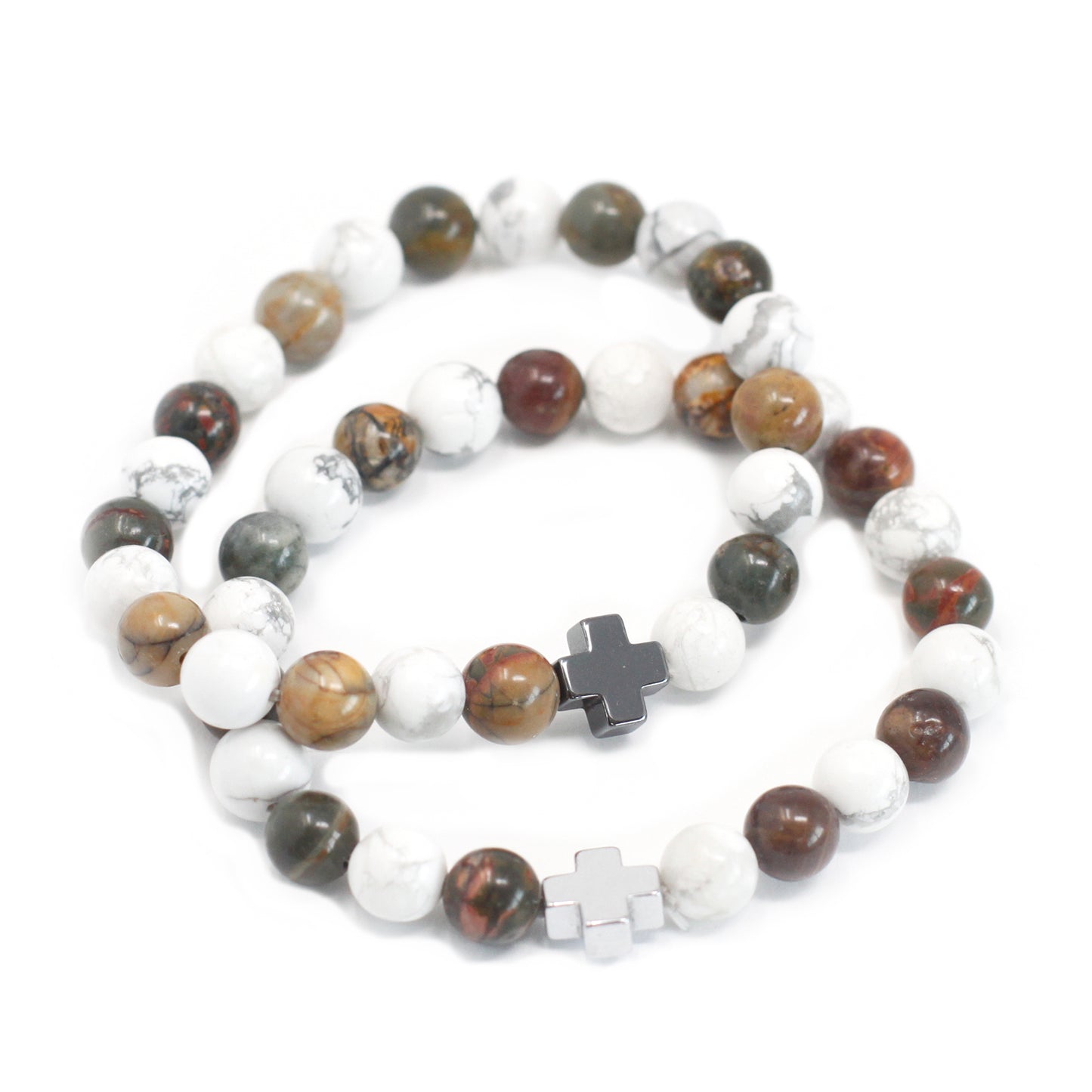 2 Pulsera con Piedras Preciosas-Paz