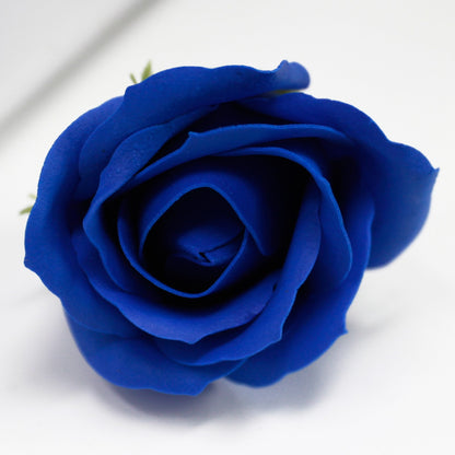 Flor de manualidades deco mediana - azul royal