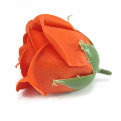 Flor de manualidades deco mediana - naranja escura