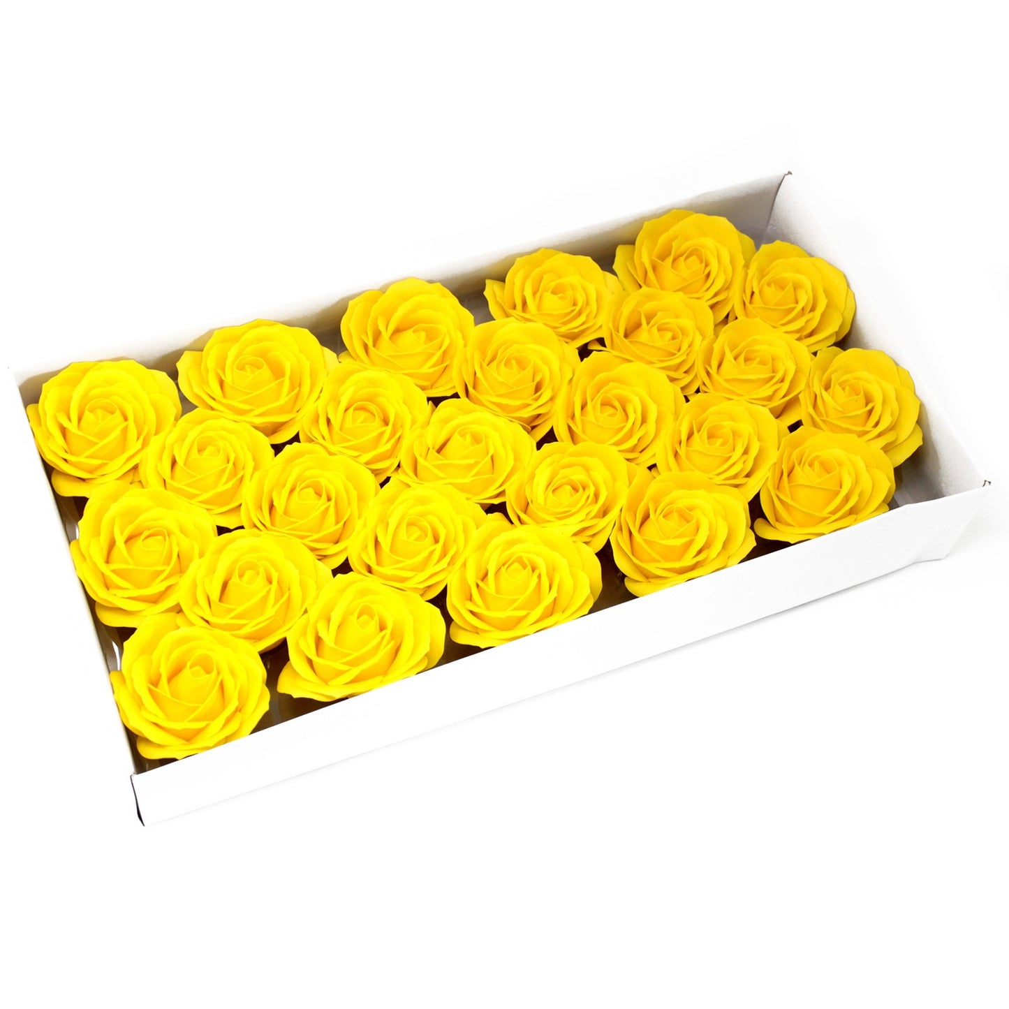 Flor de manualidades deco grande - amarillo