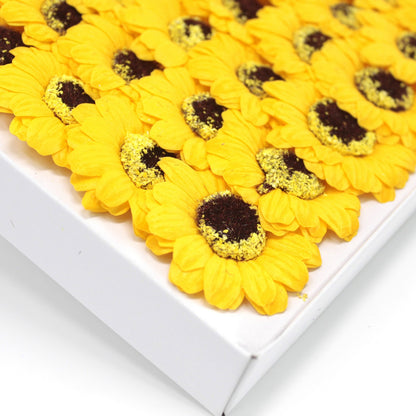 Flor de girasol manualidades deco mediana - amarillo