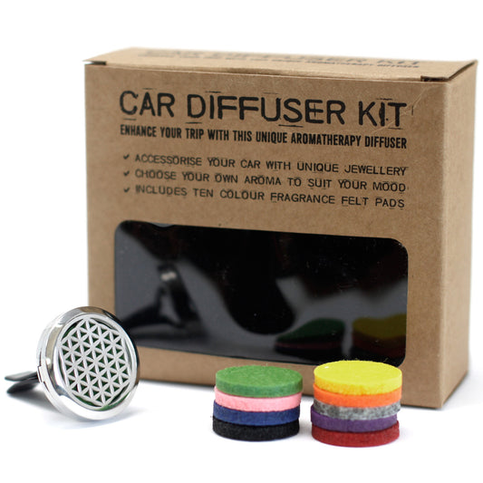 Kit difusor para coche -La flor de la vida - 30mm