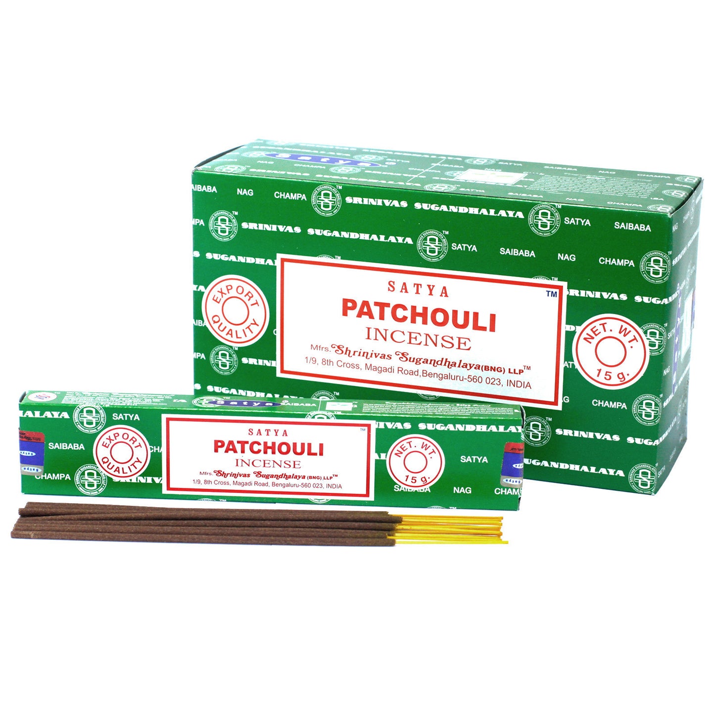 Varillas de Incienso Satya 15gm - Patchouli