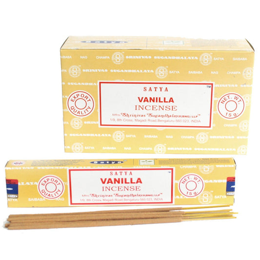 Varillas de Incienso Satya 15gm - Vanilla