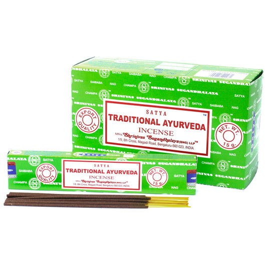 Varillas de Incienso Satya 15gm - Tr.Ayurveda