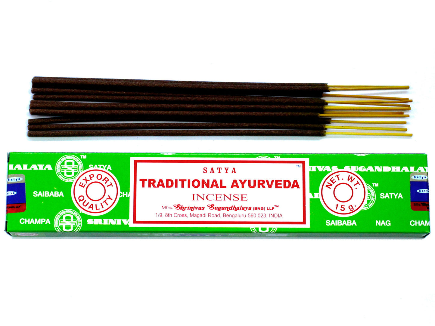 Varillas de Incienso Satya 15gm - Tr.Ayurveda