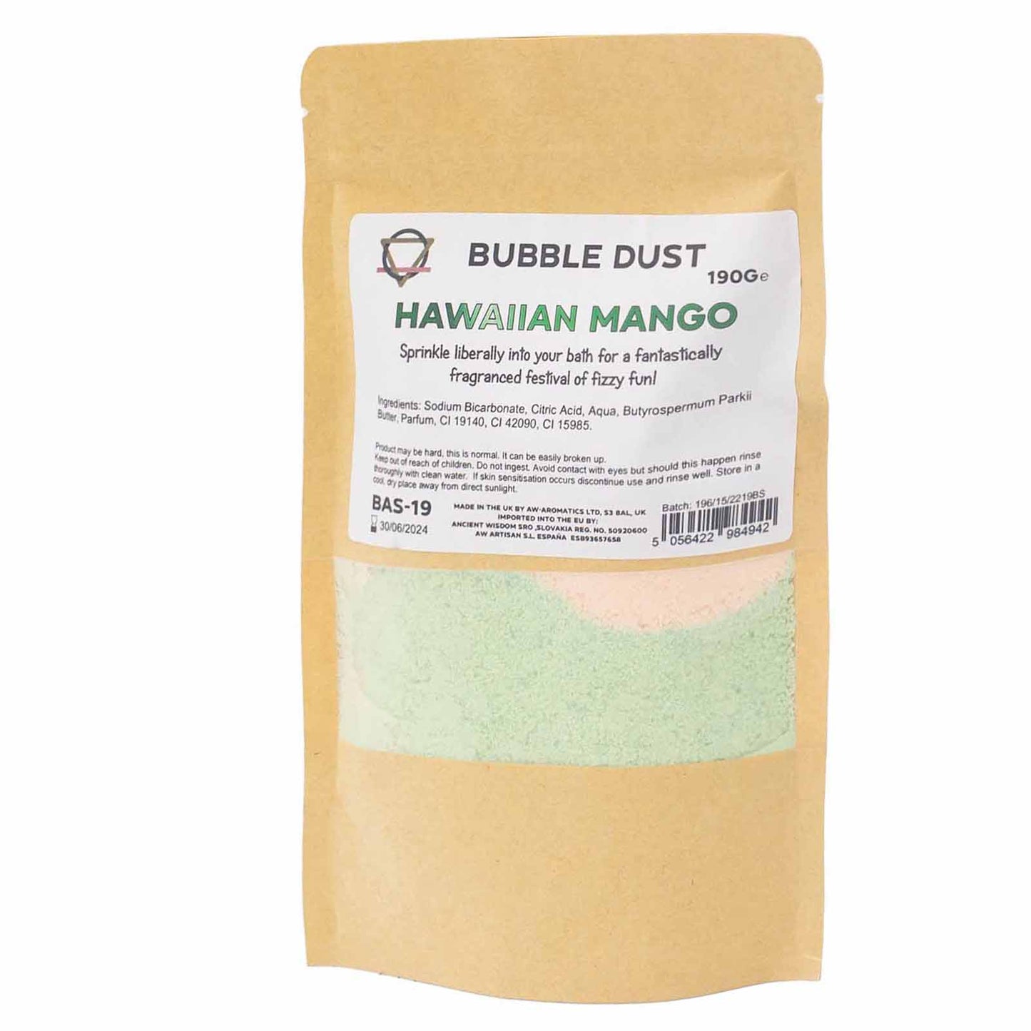 Polvo de Baño de Mango Hawaiano 190gr